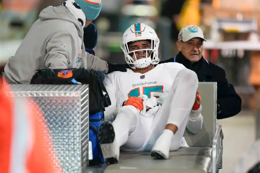 SAD NEWS: Dolphins’ starlet has surgery on torn Achilles.