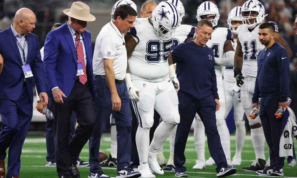 SAD NEWS: Cowboys super star suffers serious neck injury.