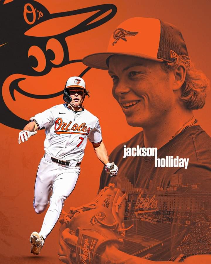 Congratulation: Jackson Holliday Named Baltimore Orioles Player Of The Month; A New Era Begins At Camden Yards….