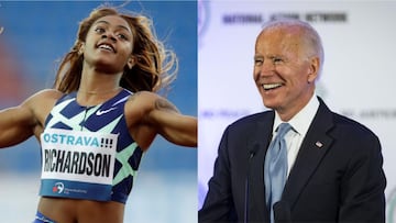 BREAKING; USA president Joe Biden honored Sha’Carri Richardson with USA track and Fields Athlete of the Year Award…