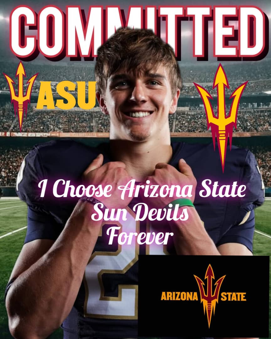 ESPN: No. 1 American Football Program Secures Commitment from Five-Star Wide Receiver – My Reasons for Choosing Arizona Sun Devils Over Oklahoma Sooners and West Virginia…