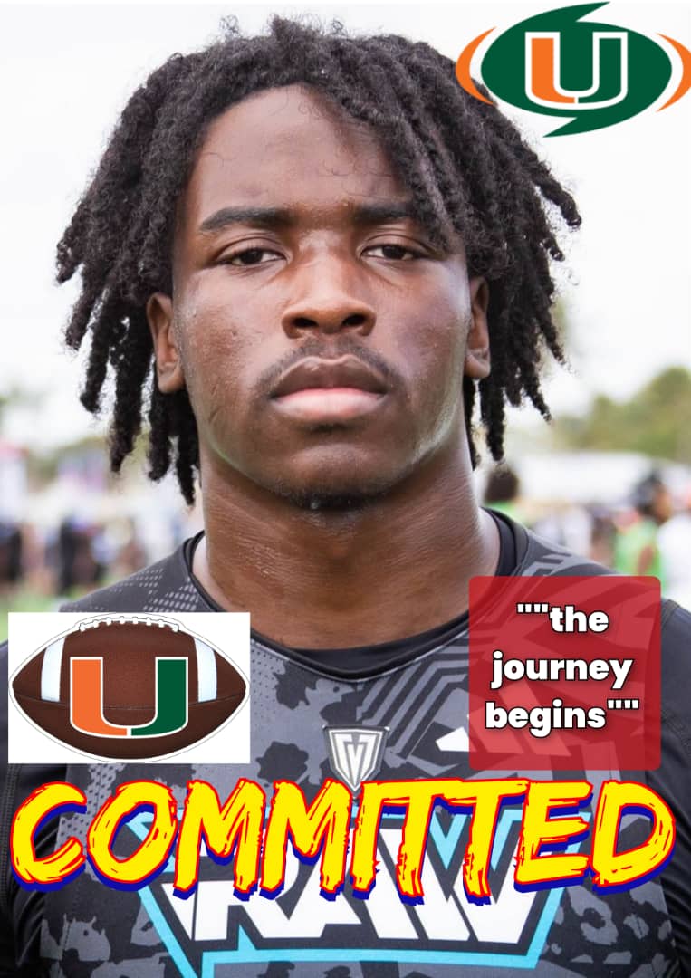 JUST IN: Elite 2025 Safety and Top 50 Prospect, RB Jireh Edwards Announces Commitment To Miami Hurricanes over other top programs, Says “It Felt Like Home”